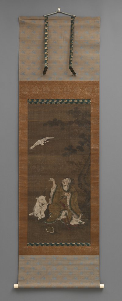 Ember szarvas, repülő daru alkotó: Japanese School
