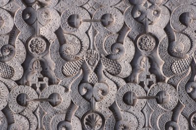 Részlet egy falról, amelyet a szadiak építettek 1565-ben (stukkó) alkotó: School Moroccan