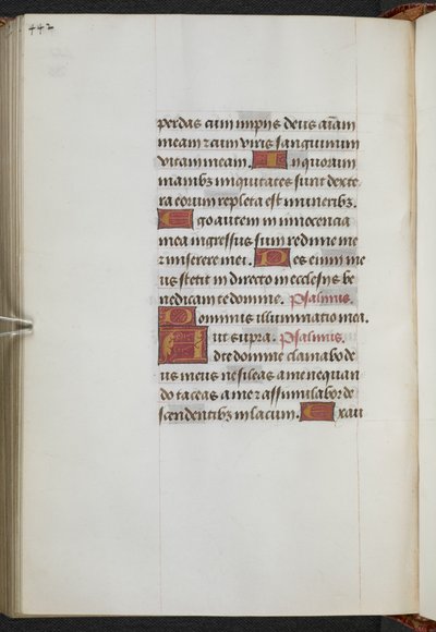 Kings 9, f.235v, Órakönyv, Sarum-i használat ("Anne Boleyn