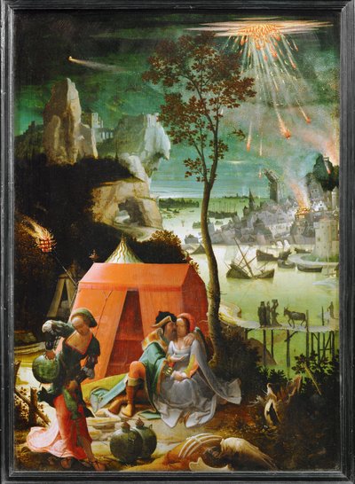 Lót és lányai ... alkotó: School Netherlandish