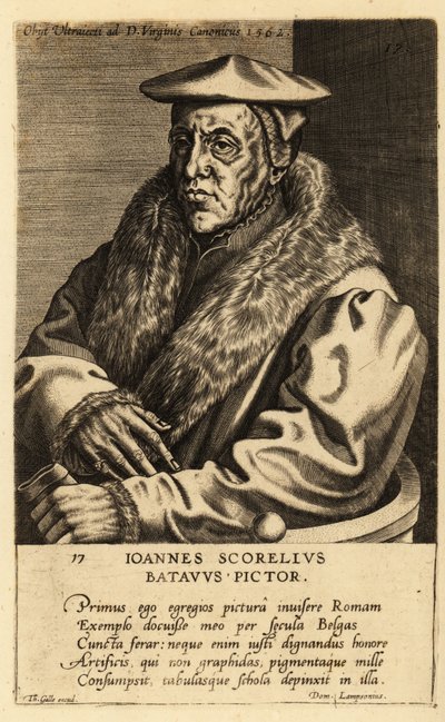 Jan van Scorel holland festő portréja alkotó: School Netherlandish