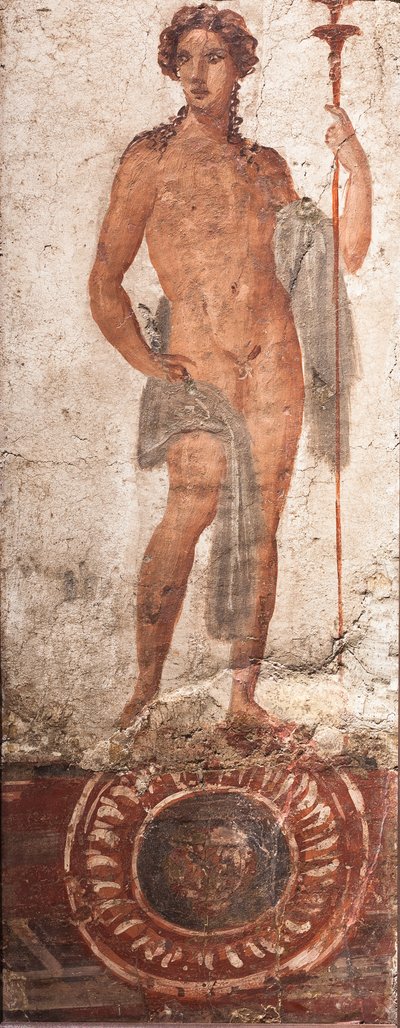 Koronázási férfi alak, Herculaneum alkotó: School Roman