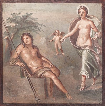Endymion és Selene, Herculaneum alkotó: School Roman