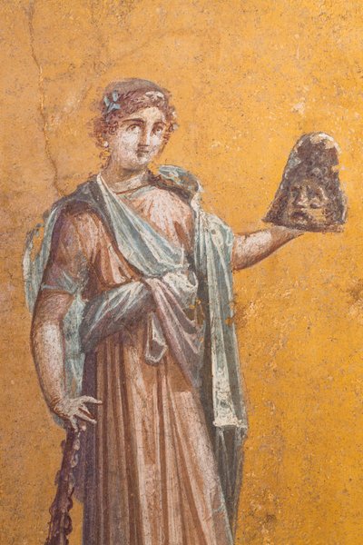 Melpomene, Pompeji alkotó: School Roman