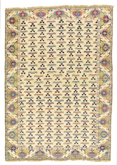 Tuduc Cintamani szőnyeg, XX. század eleji (textil) alkotó: School Romanian