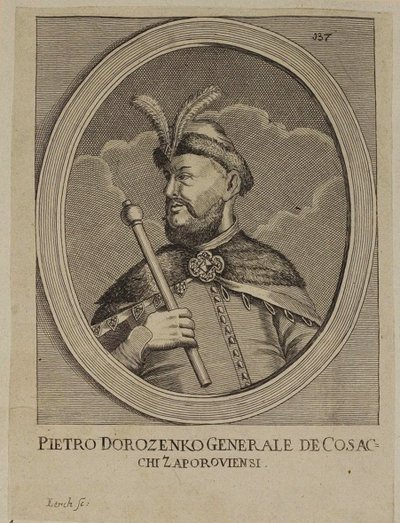 Petro Dorofejevics Dorosenko, a Jobbparti Ukrajna Netmanja (metszet) alkotó: School Russian