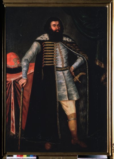 Ivan Repnin (?) gróf portréja. Orosz mester festménye, olaj, vászon, XVII. század 2. fele. Régi orosz művészet. Állami Orosz Múzeum, Szentpétervár. alkotó: School Russian