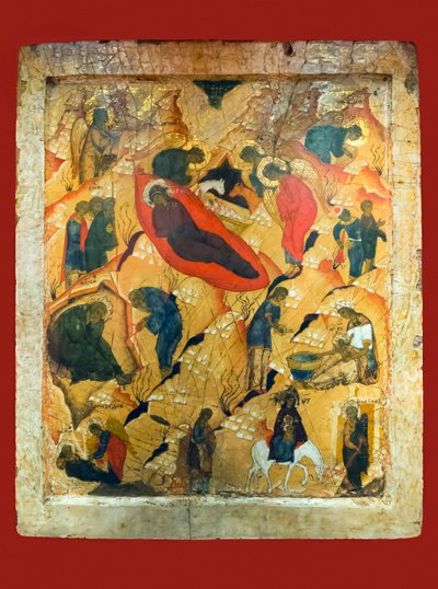 "Krisztus születése" alkotó: School Russian