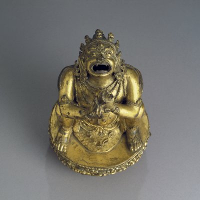 Dakát eszik (bronz) alkotó: School Tibetan