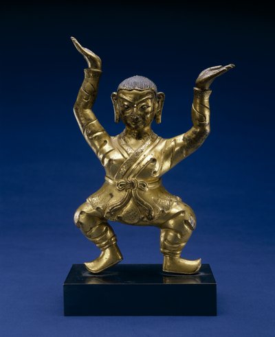 Mahasiddha álló alakja alkotó: School Tibetan