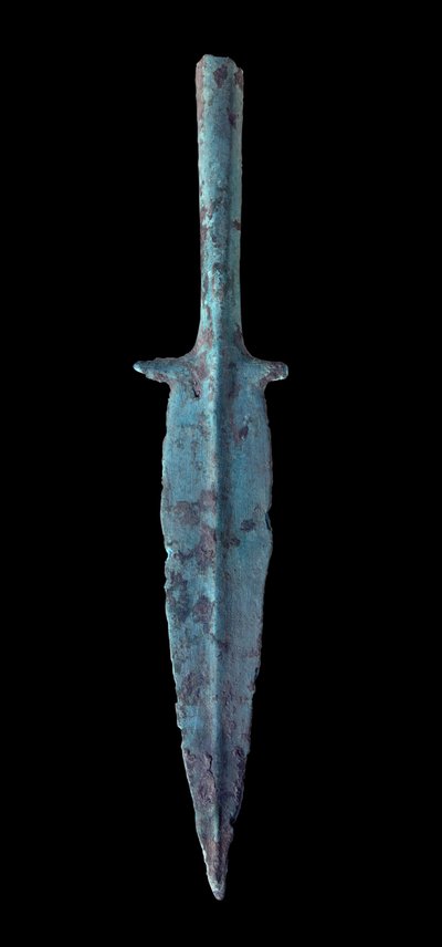 Dongson civilizáció: bronz tőr. Kr.e. 300-200. Vietnamból. Párizs, Guimet Múzeum, Ázsiai Művészeti Nemzeti Múzeum alkotó: School Vietnamese