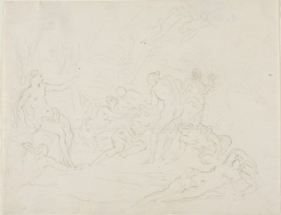Diana és Callisto alkotó: School of Nicolas Poussin
