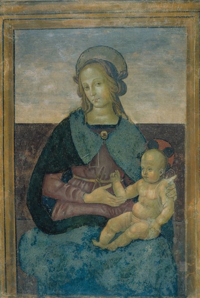 Szűz és gyermek alkotó: School of Perugino