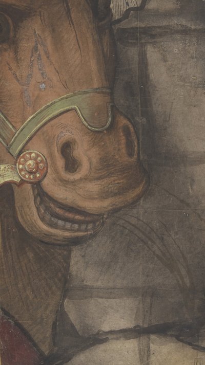 Lófej, 1500-1550. alkotó: School of Raphael.