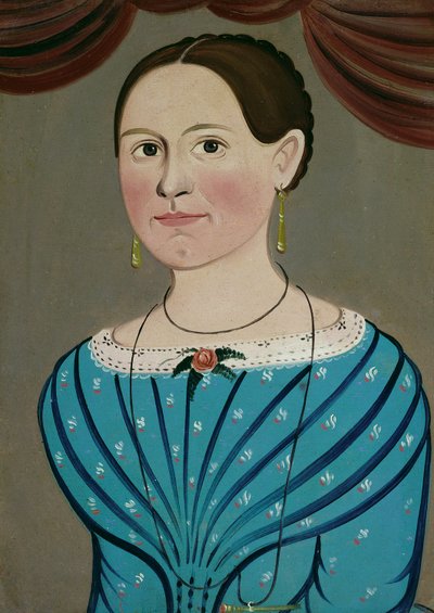 Nő kék ruhában, c. 1840. alkotó: School of William Matthew Prior