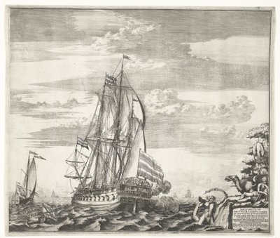 Goto Predestinatsia zászlóshajó, az Isten Gondviselése, amelyet Nagy Péter épített Voronyezsben, 1700, 170 alkotó: Schoonebeek