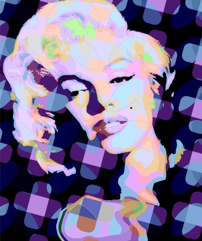 Marilyn Monroe (digitális) alkotó: Scott J. Davis