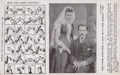 Süket-néma ábécé alkotó: Scottish Photographer