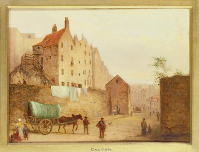 Calton, Edinburgh-i részlet: Kilenc kilátás az óvárosról alkotó: Scottish School