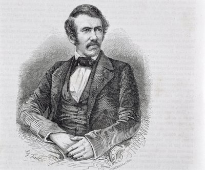 David Livingstone (1813-1873) S. Pannemaker metszete alkotó: Scottish School