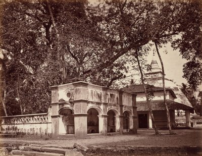 Buddhista templom, Kalani, kb. 1880. alkotó: Scowen and Co.