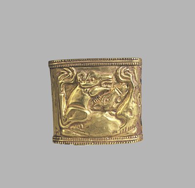 Kardhüvely borítója, V. század. időszámításunk előtt alkotó: Scythian