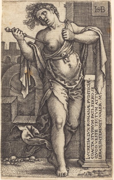 Lucretia állva alkotó: Sebald Beham