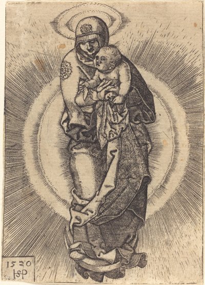 Madonna a félholdon alkotó: Sebald Beham