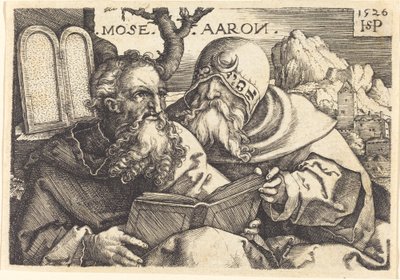 Mózes és Áron alkotó: Sebald Beham