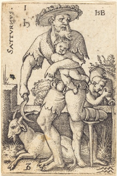 Szaturnusz alkotó: Sebald Beham