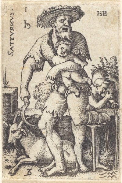 Szaturnusz alkotó: Sebald Beham