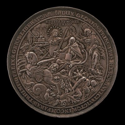 Gustavus Adolphus király diadala [fordítva], 1634. alkotó: Sebastian Dadler