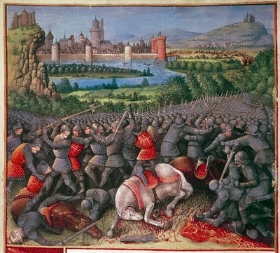 Csata az első keresztes hadjárat során Népi keresztes hadjárat, 1096-1099, c1490 alkotó: Sebastian Marmoret
