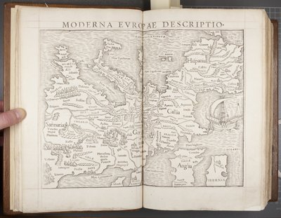 Európa, a Cosmographiából, 1544 alkotó: Sebastian Munster
