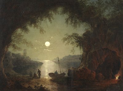 Holdfényes öböl (olaj, vászon) alkotó: Sebastian Pether