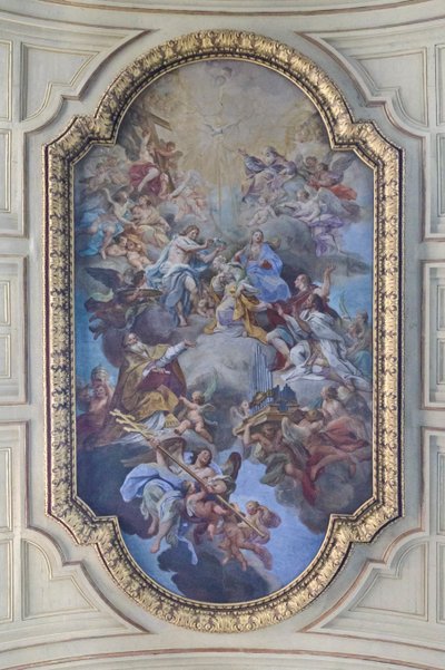 Santa Cecilia apoteózisa alkotó: Sebastiano Conca