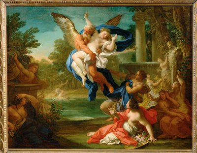 Boree enlevant Orythyie - Oreithya megerőszakolása Boreas által ... alkotó: Sebastiano Conca