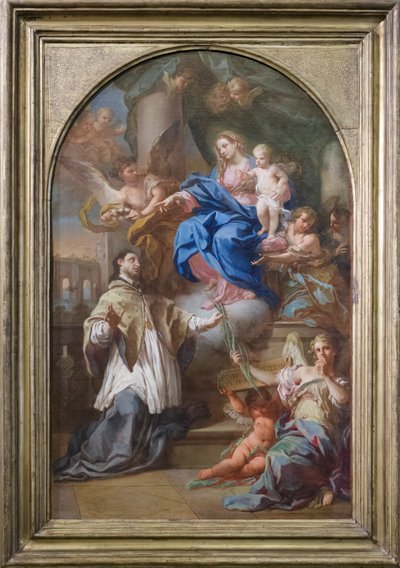 Madonna a gyermekkel és Nepomuki Szent János alkotó: Sebastiano Conca