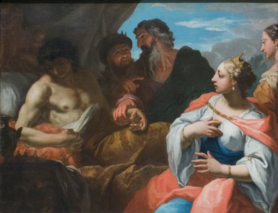 Anthiocus, akit az orvos látogat meg Szeleukosz és Stratoniké jelenlétében, 17. század vége (olaj, vászon) alkotó: Sebastiano Ricci