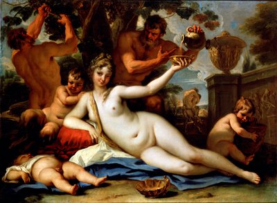 Bacchante és Szatírok, c1713 alkotó: Sebastiano Ricci
