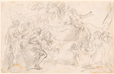 Bibliai jelenet [verso] alkotó: Sebastiano Ricci
