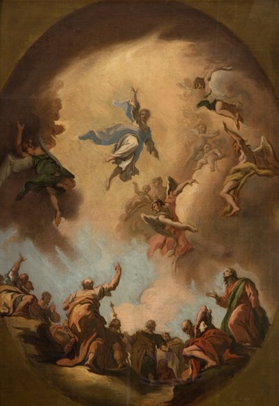 Krisztus mennybemenetele (olaj, vászon) alkotó: Sebastiano Ricci