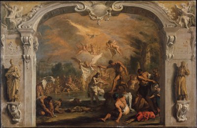 Krisztus megkeresztelése alkotó: Sebastiano Ricci