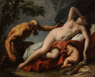 Vénusz és Szatír alkotó: Sebastiano Ricci