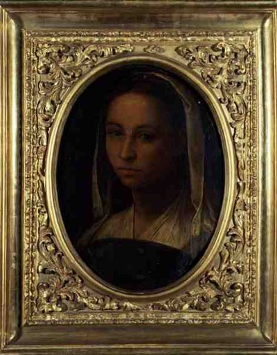 Egy lány portréja (olaj, vászon) alkotó: Sebastiano del (c.1485 1547) Piombo