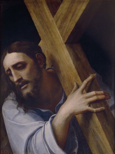 A keresztet hordozó Krisztus alkotó: Sebastiano del Piombo