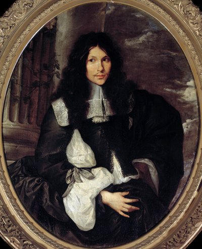 Férfi portréja (hosszan Jean Fouquet feltételezi). Névtelen festmény Sebastien Bourdon iskolájáról (1616-1671) alkotó: Sebastien (school of) Bourdon