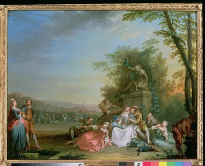 Szőlőszüret, 1750 körül (tábla) (párja 87638) alkotó: Sebastien II Le Clerc