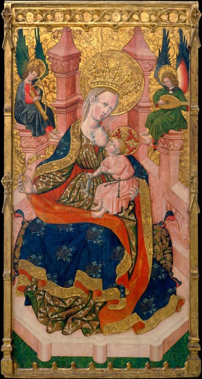 Szűz szoptatja a gyermeket alkotó: Second Master of Estopiñán
