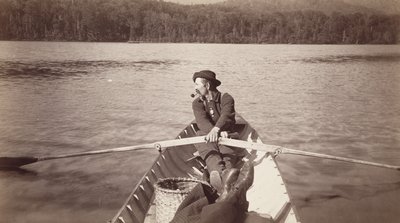 Így néz ki a hátsó ülésről, 1880-1890 (albumén ezüst nyomat üvegnegatívról) alkotó: Seneca Ray Stoddard